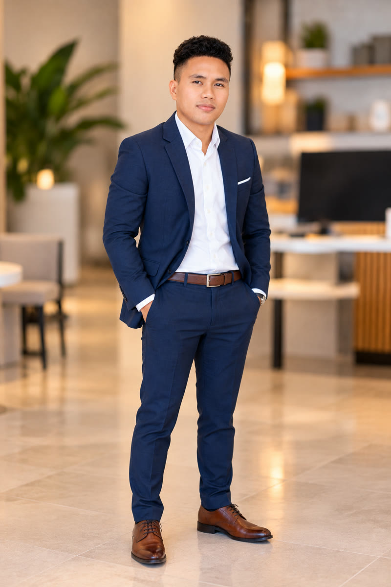 Andy Macasaet in the office